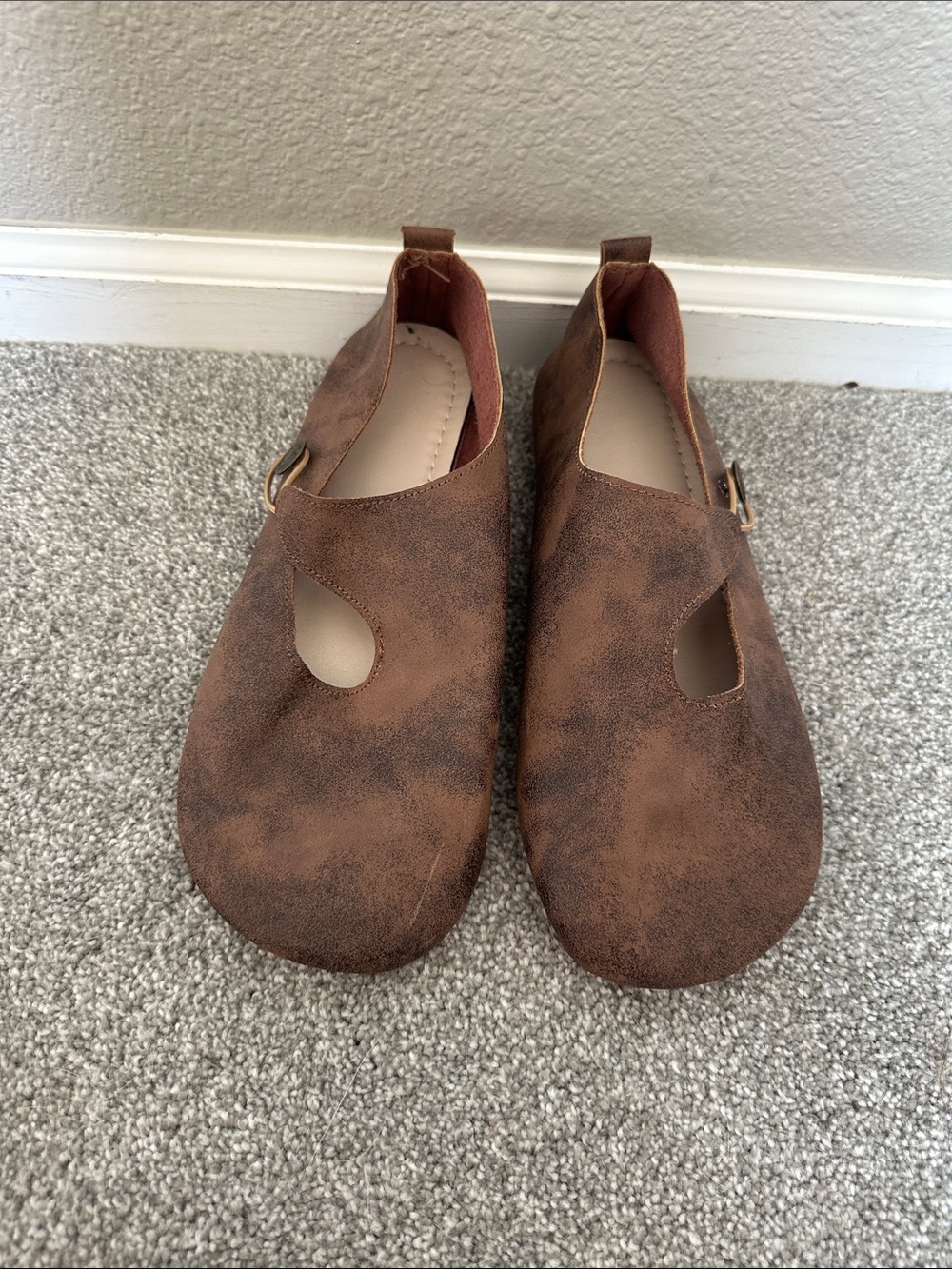 Women's Brown Casual Slip-On Flats